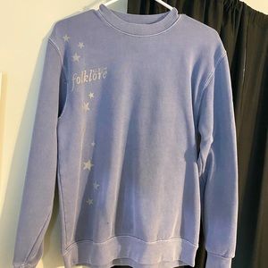 Stars Around My Scars Blue Pullover